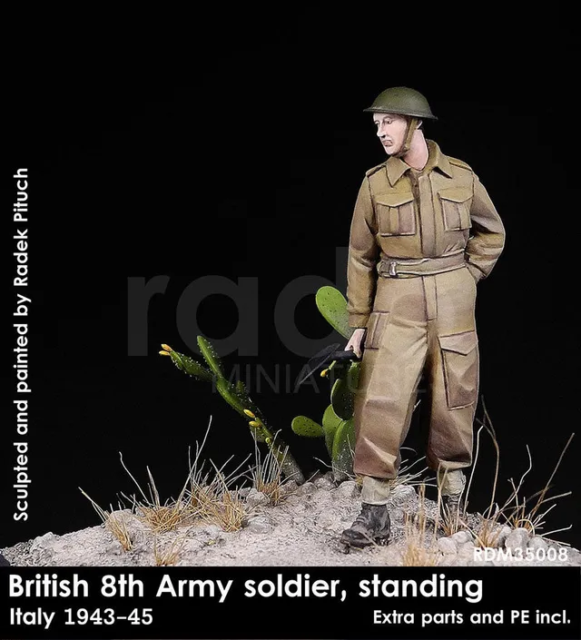 Rado Miniatures RDM35008 resinová figurka 1/35 s volitelnými hlavami