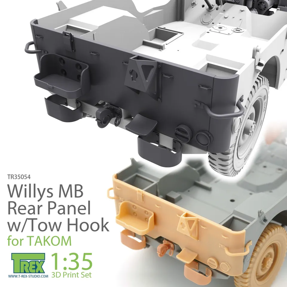 T-Rex Studio TR35054 Willys MB zádový panel díl 1/35 Takom