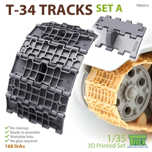 T-Rex Studio TR85014 T-34 Tracks Set A pásy 1/35