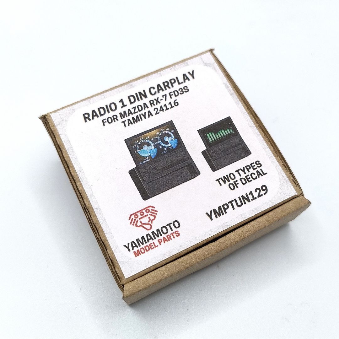 Yamamoto Model Parts Radio 1 DIN rádio pro Tamiya 24116