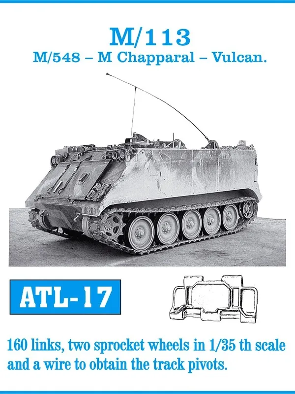 Friulmodel ATL-017 M113/M548 kovové pásy 1/35