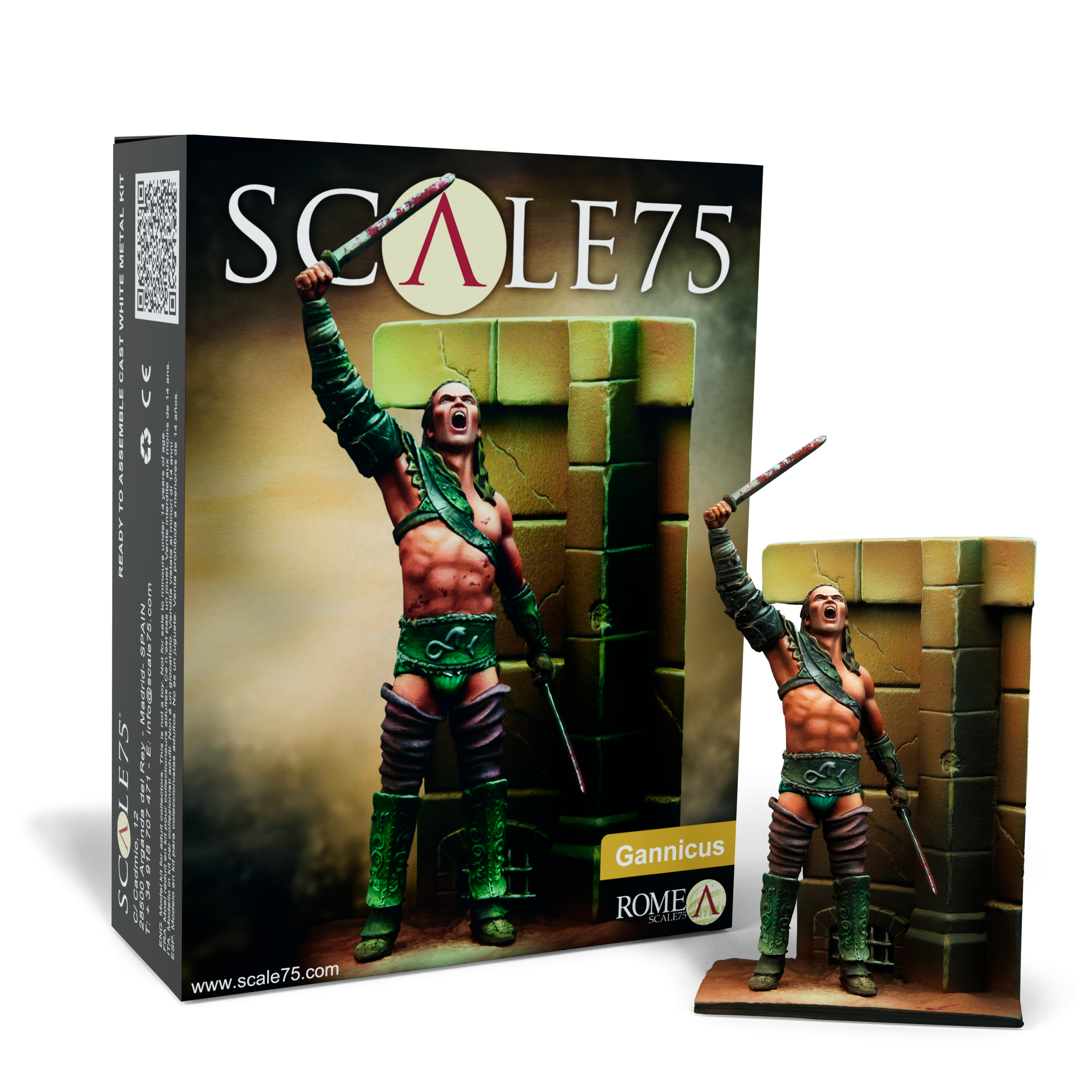 Scale75 Gannicus figurka gladiátor