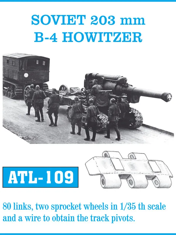 Friulmodel ATL-109 B-4 203mm kovové pásy 1/35 80 článků