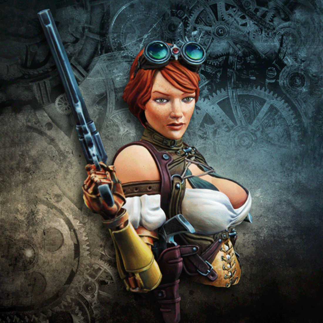 Scale75 Jessica Thunder Bust busta 1/10 nenabarvená