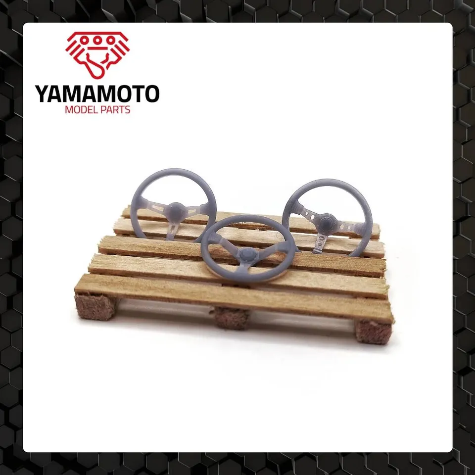 Yamamoto Model Parts Sport Steering Wheel volanty sada 3D tisk
