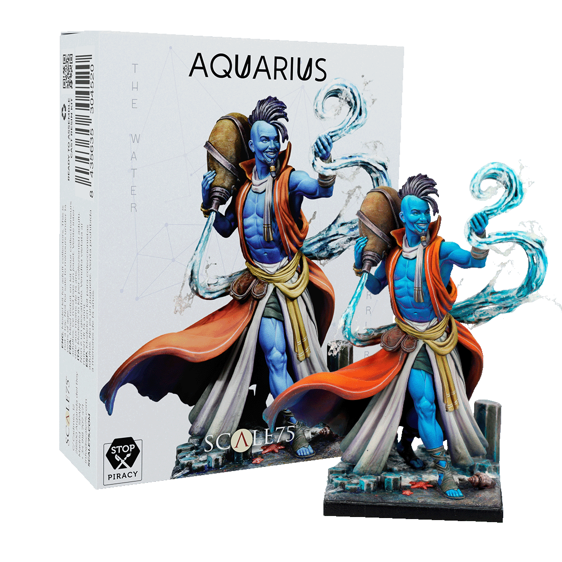 Scale75 Inkside Out + Aquarius sada barev s figurkou