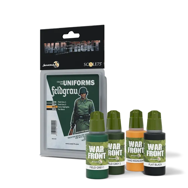 Scale75 Warfront Feldgrau sada 4 barev matná