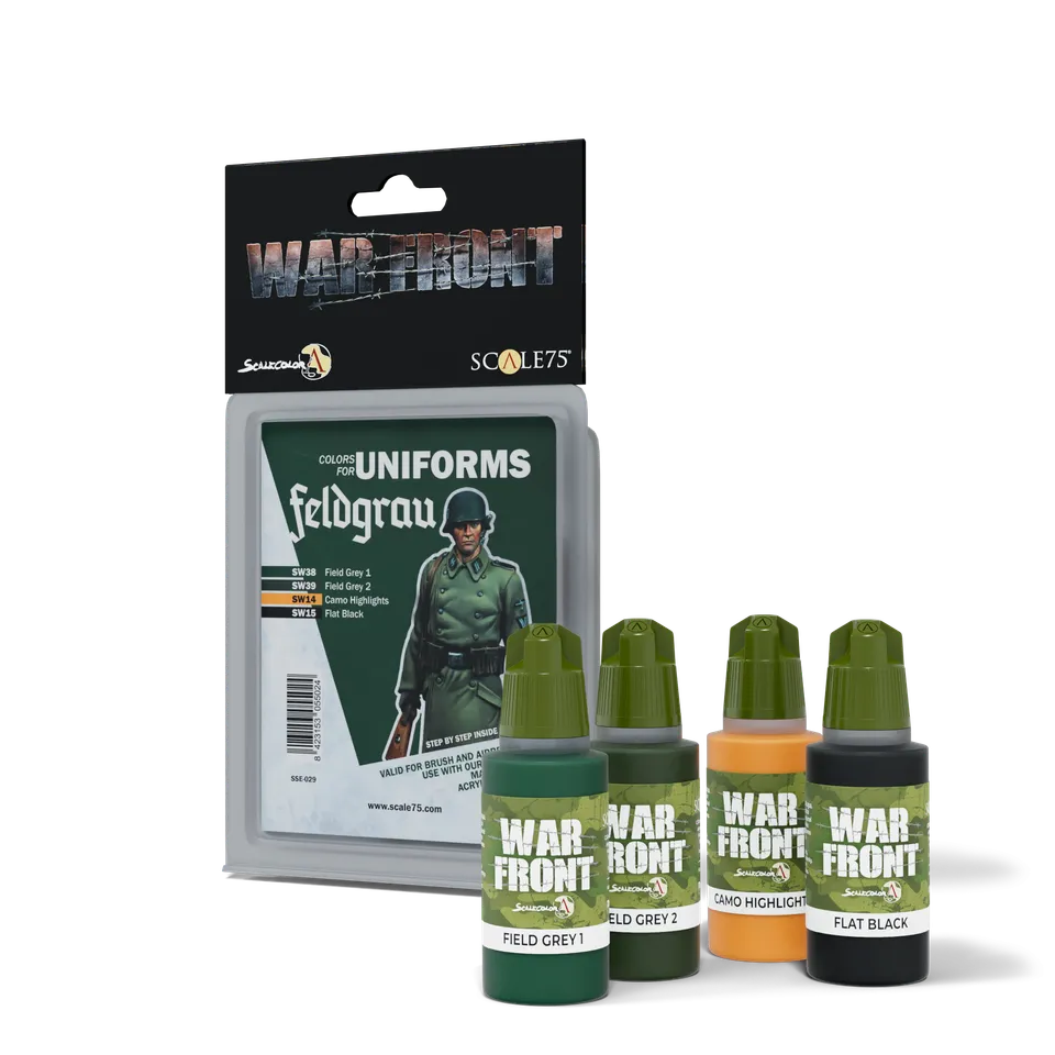 Scale75 Warfront Feldgrau sada 4 barev matná