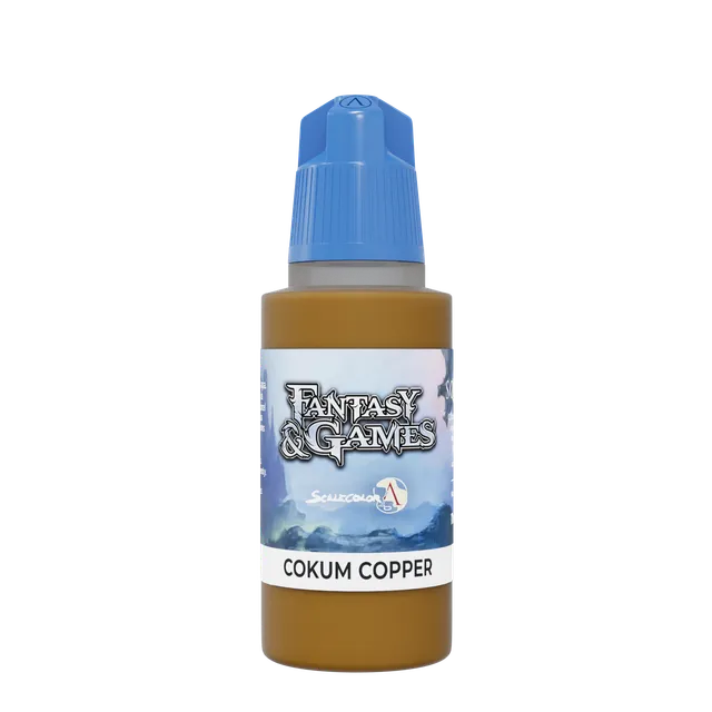 Scale75 Cokum Copper akrylová barva 17 ml metalická