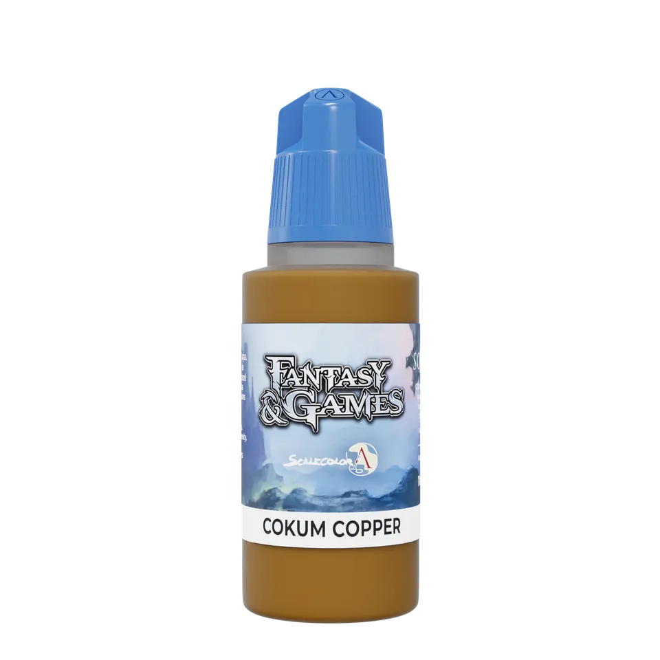 Scale75 Cokum Copper akrylová barva 17 ml metalická