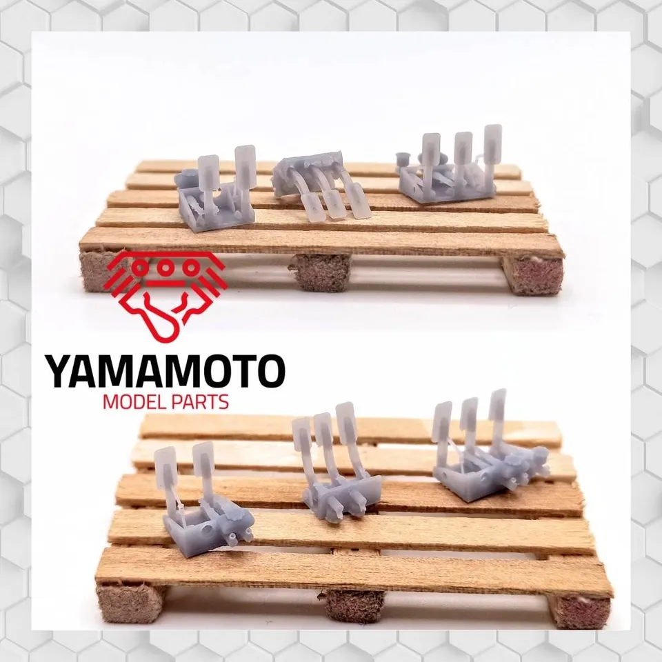 Yamamoto Racing Pedal Box Set pedály do kokpitu resin