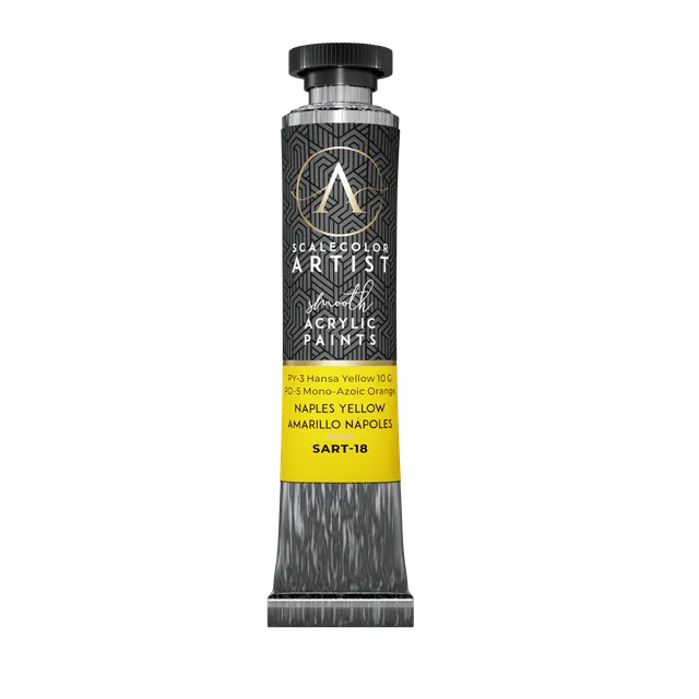 Scale75 Artist Yellow Naples akrylová barva 20 ml žlutá krycí