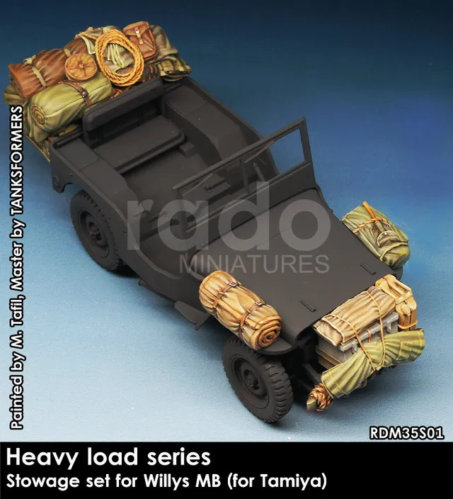 Rado Miniatures RDM35S01 resinová výstroj 1/35 na Willys Jeep