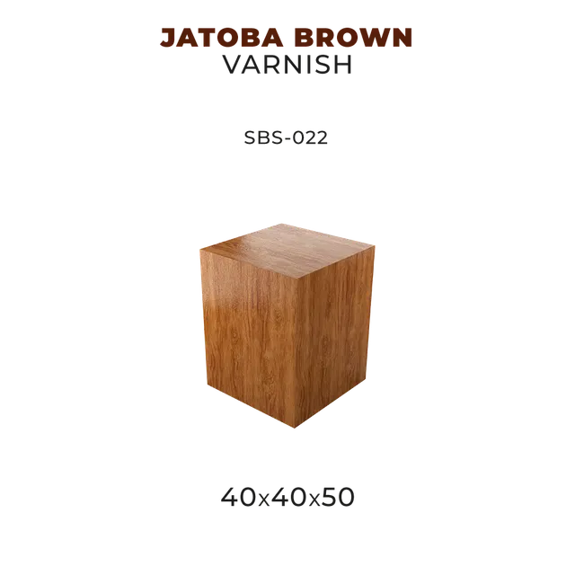 Scale75 Jatoba Brown podstavec 40x40x50 mm dřevěný