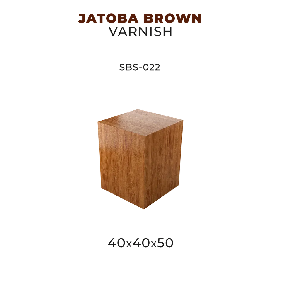Scale75 Jatoba Brown podstavec 40x40x50 mm dřevěný