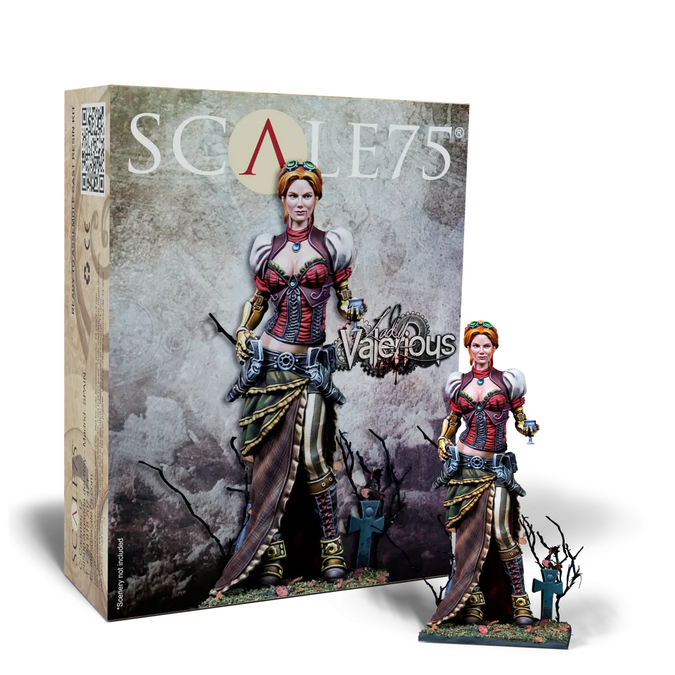 Scale75 Steam Wars Lady Valerious figurka 75 mm nenabarvená