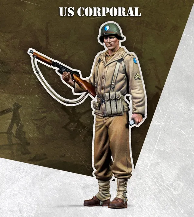 Scale75 Warfront US Corporal figurka 1/35 resinová nenabarvená