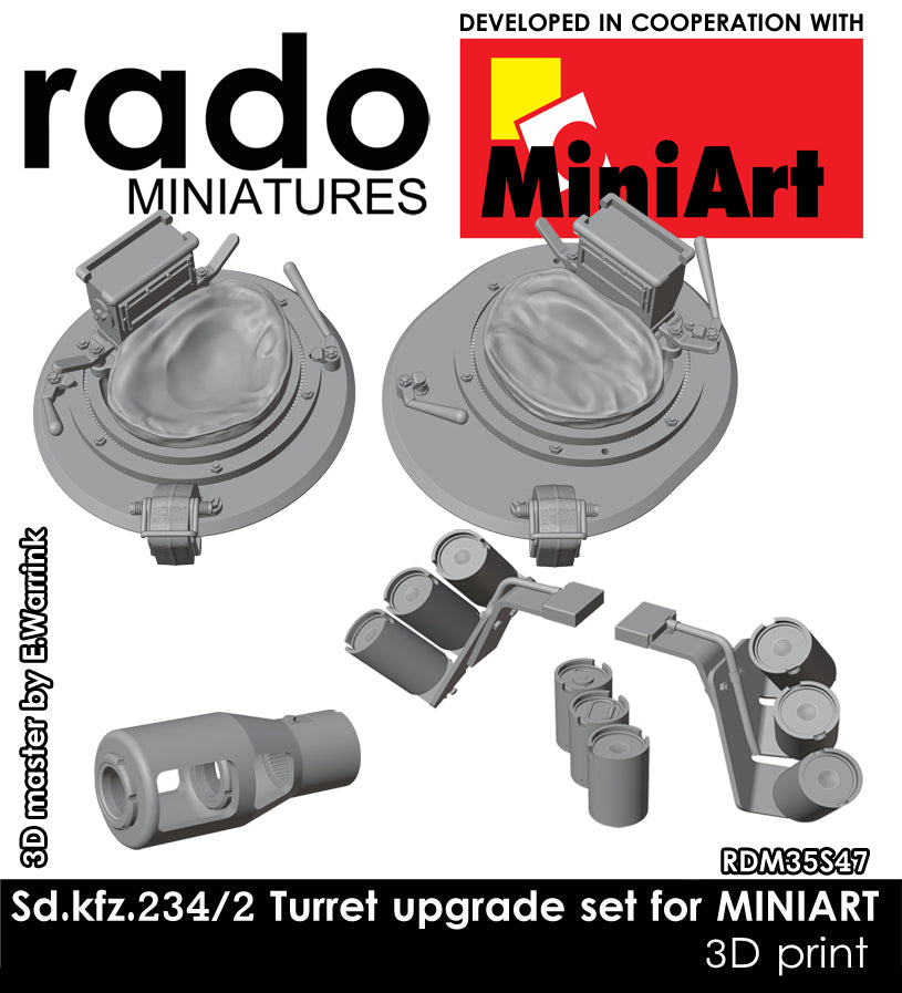 Rado Miniatures RDM35S47 detaily věže 1/35 Puma