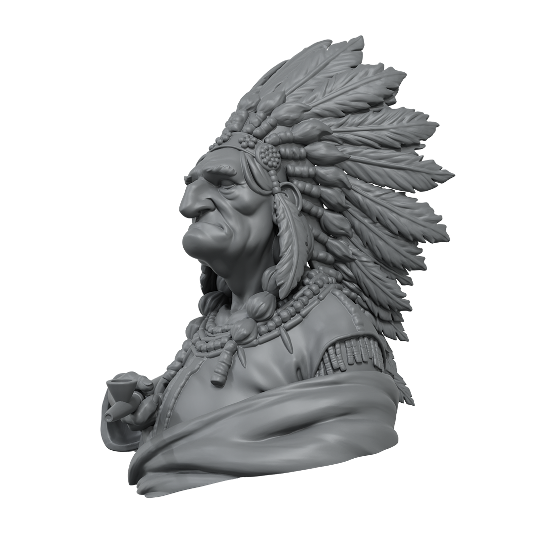 Scale75 Native Chief figurka 75mm nenabarvená