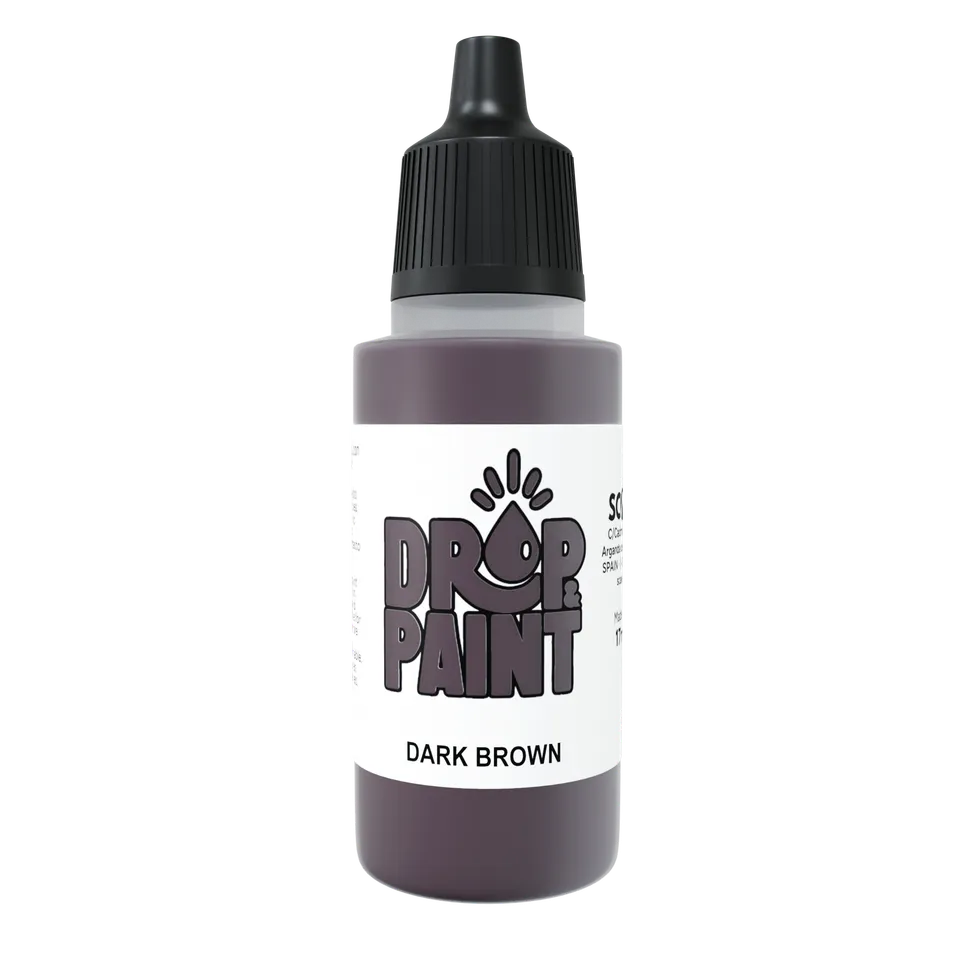 Scale75 Dark Brown akrylová barva 17ml hnědá