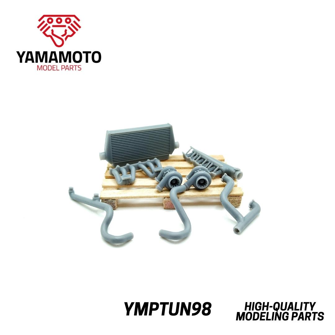 Yamamoto 2JZ Twin Turbo Kit pro Tamiya 24123 motorový kit 3D tisk