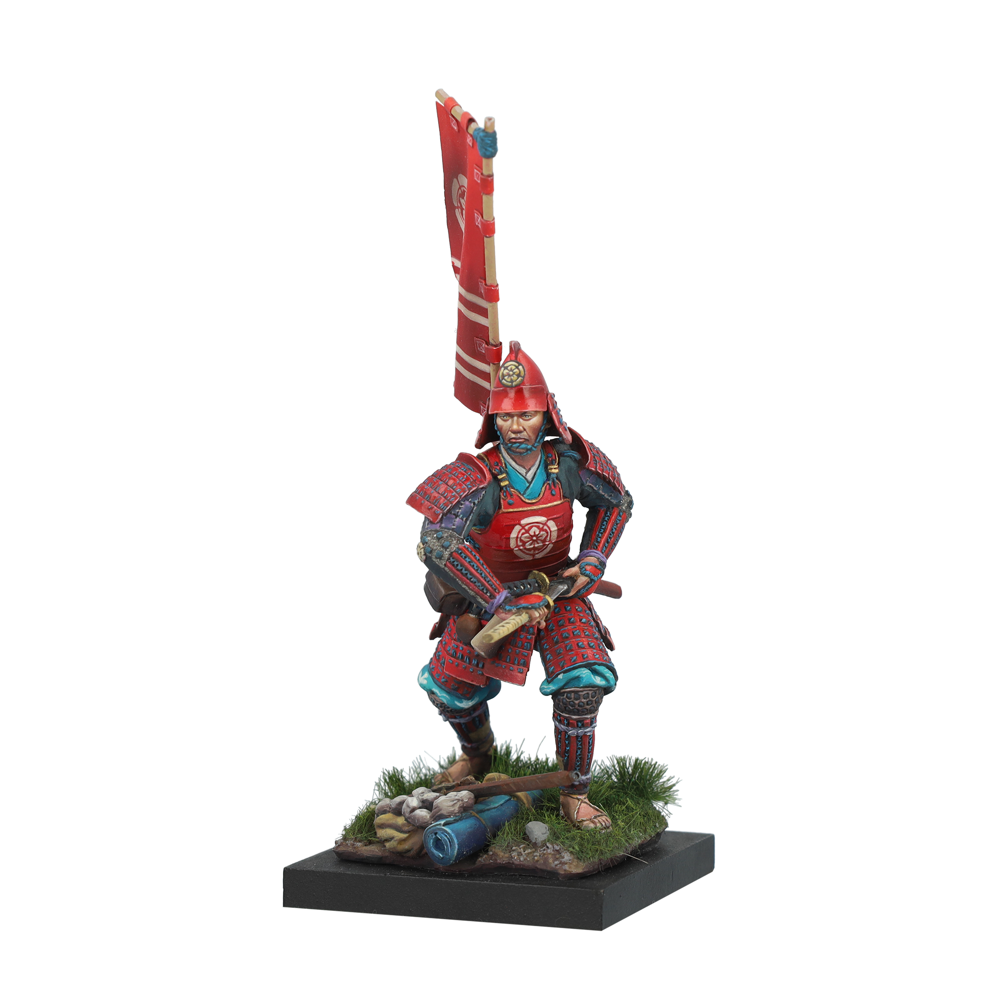 Scale75 Nobunaga Warrior figurka 75 mm kov nenabarvená