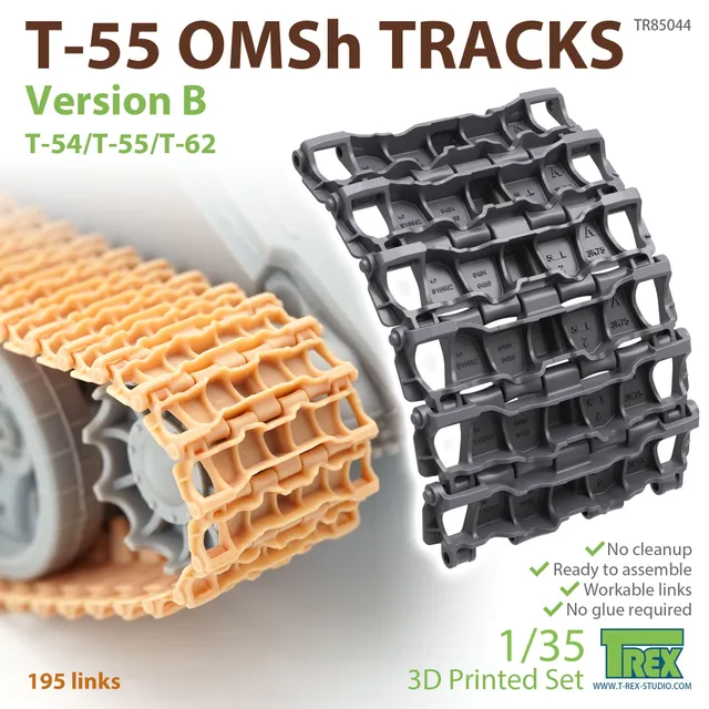T-Rex Studio TR85044 pásy T-55 OMSh verze B 1/35