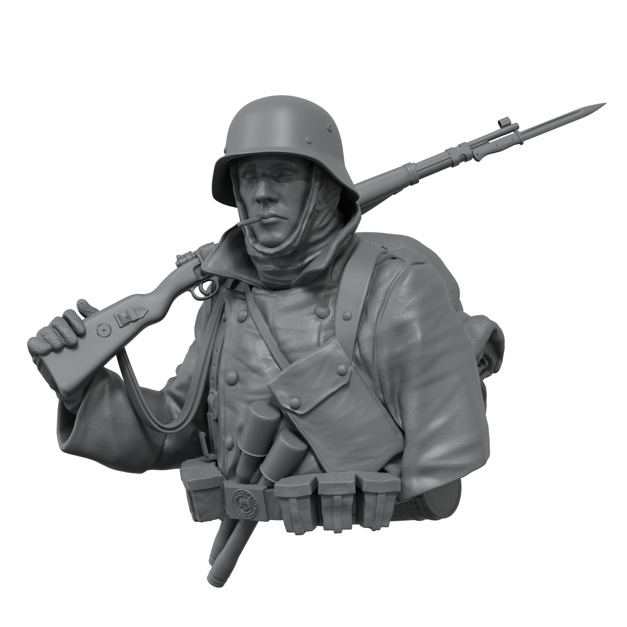 Scale75 Battle of Moscow 1941 busta 1/10 nenabarvená