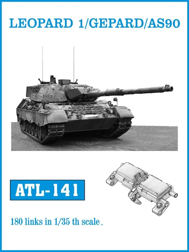 Friulmodel ATL-141 Leopard 1 kovové pásy 1/35