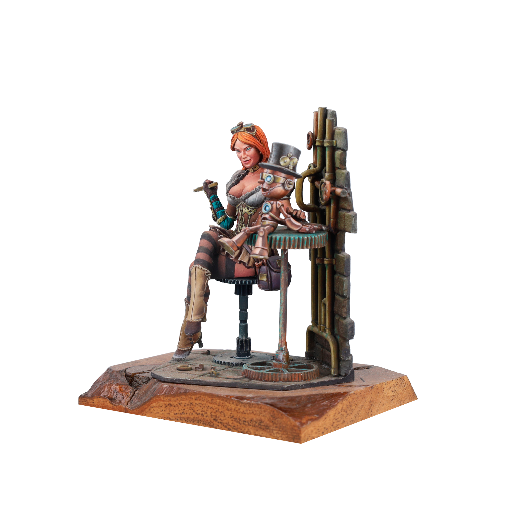 Scale75 Steam Wars Ilsa s mech lab figurka 75 mm resinová