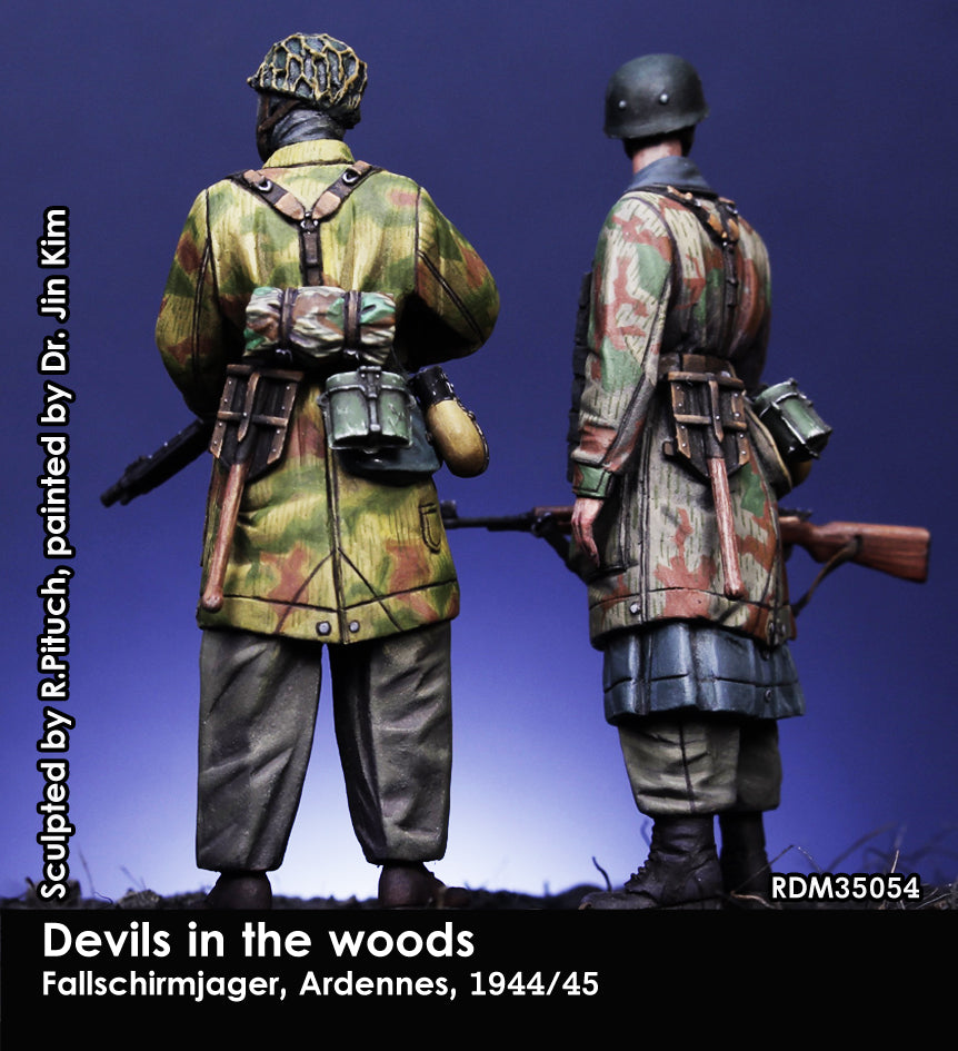 Rado Miniatures RDM35054 Fallschirmjäger figurky 1/35 2ks