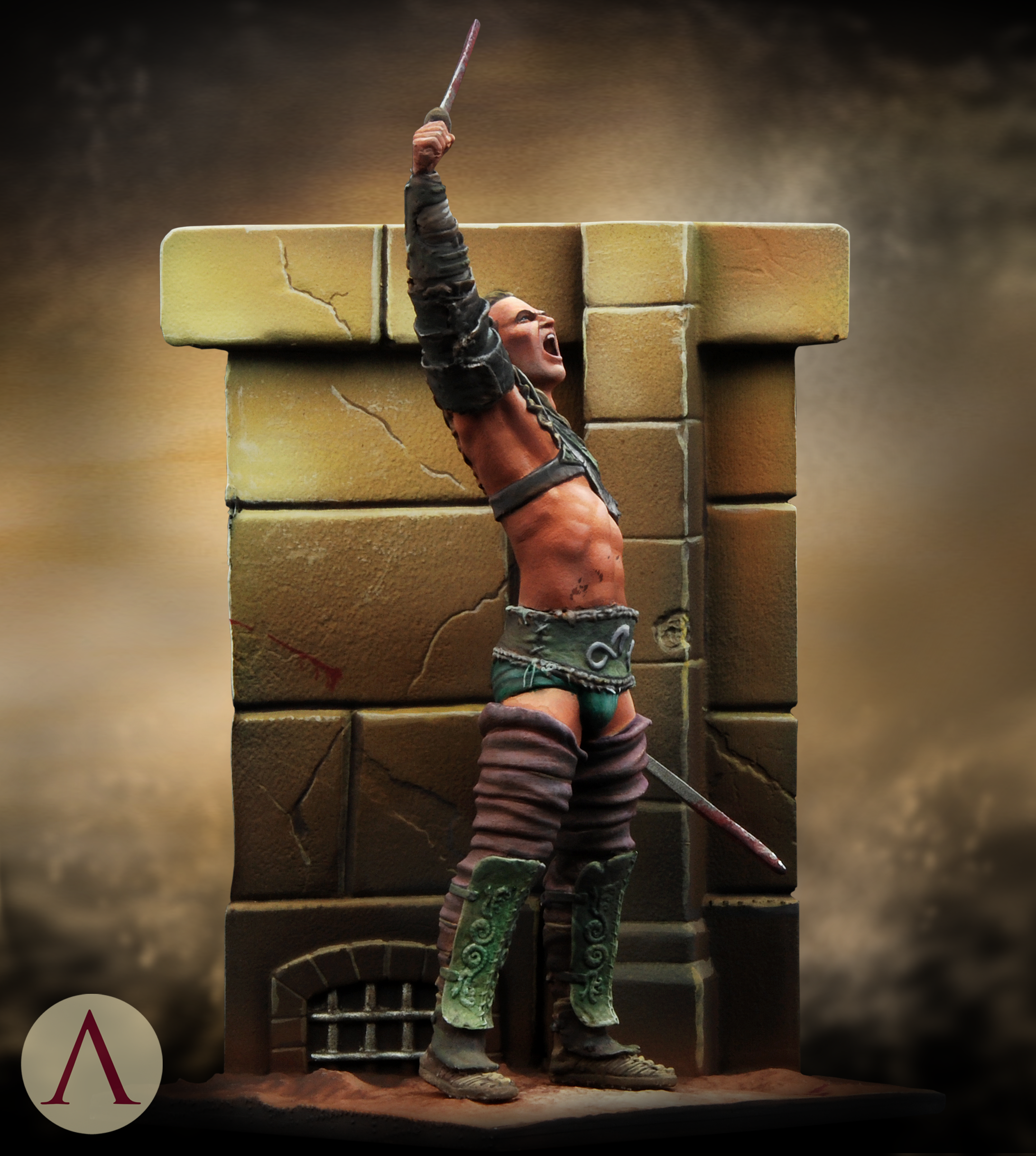 Scale75 Gannicus figurka gladiátor