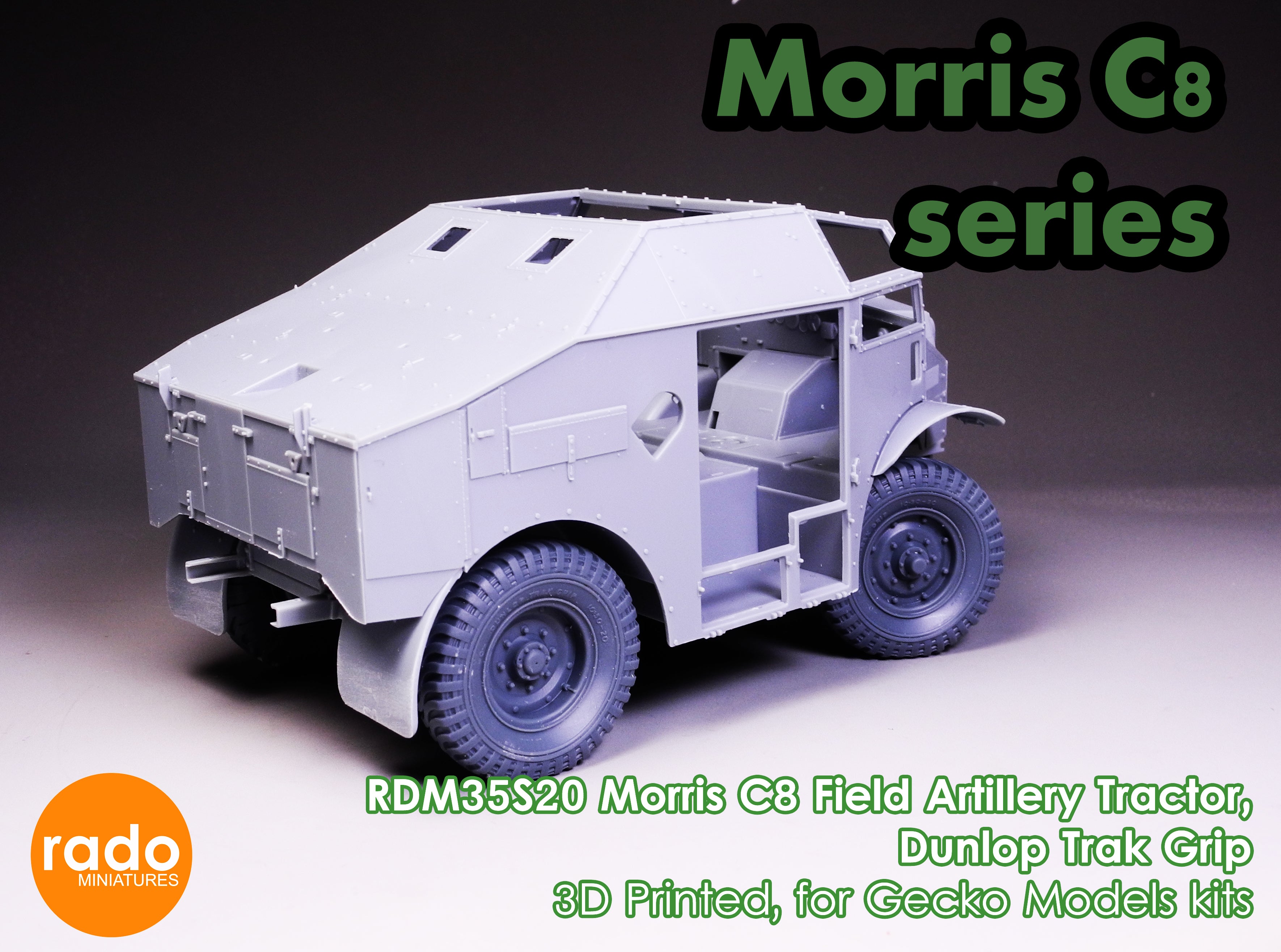 Rado Miniatures RDM35S20 kola Morris C8 FAT 1/35 5 kusů