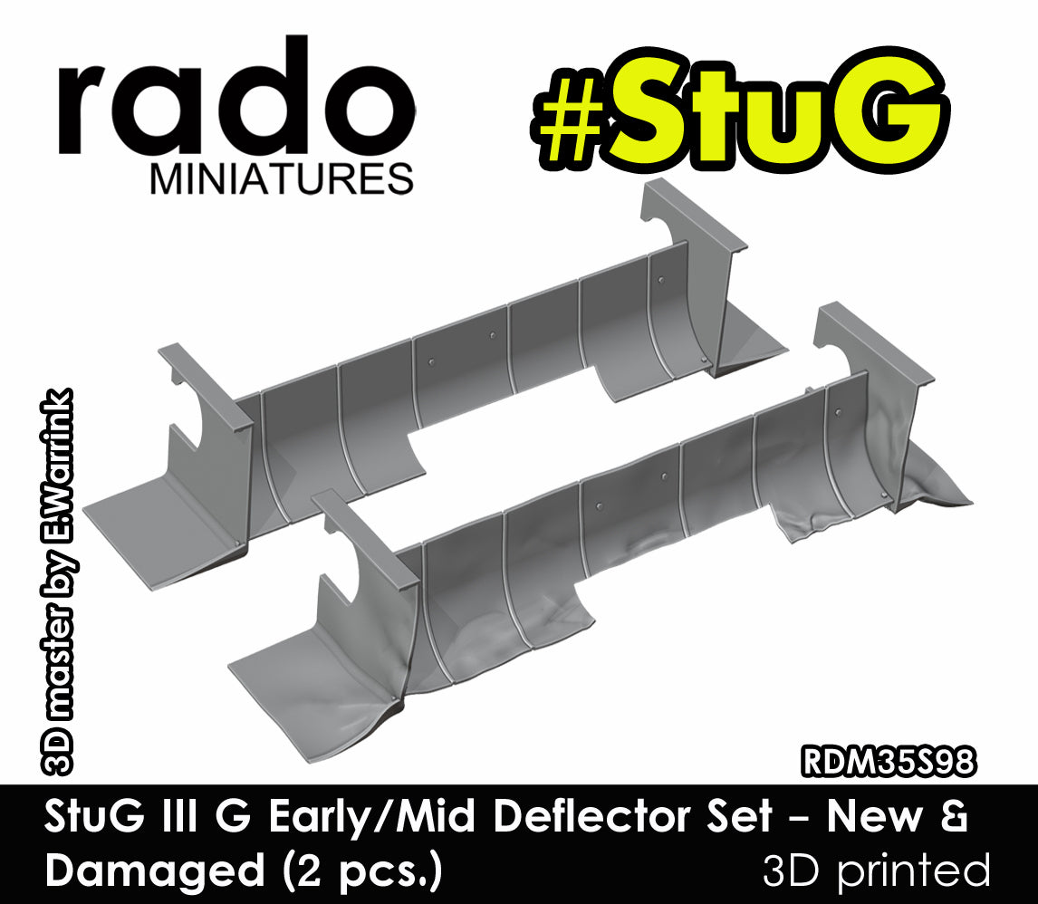 Rado Miniatures 35S98 deflektory StuG III 1/35