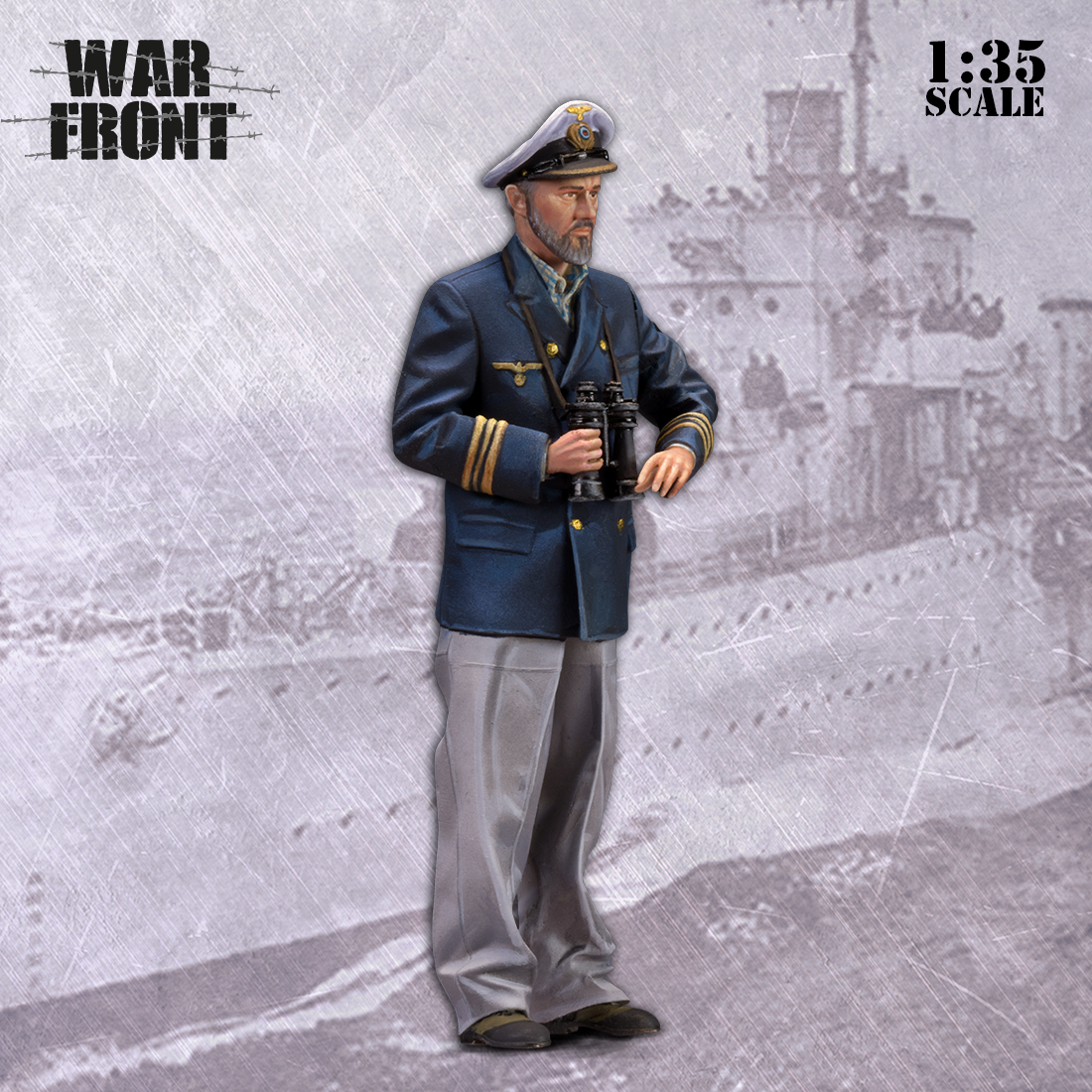 Scale75 Warfront U-Boat Commander figurka 1/35 resin