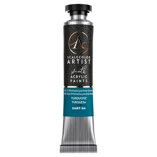 Scale75 Artist Turquoise akrylová barva 20 ml krémová