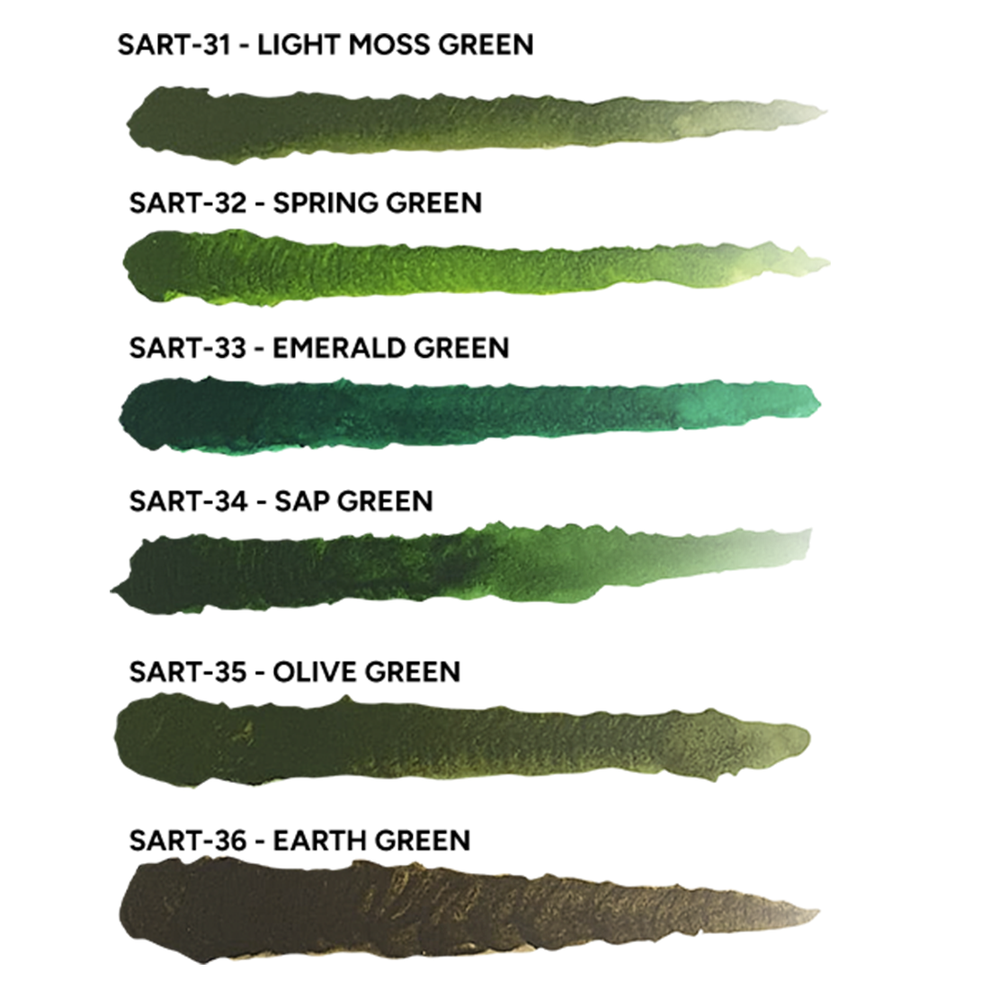 Scale75 Scalecolor Artist Green Mile sada zelených barev