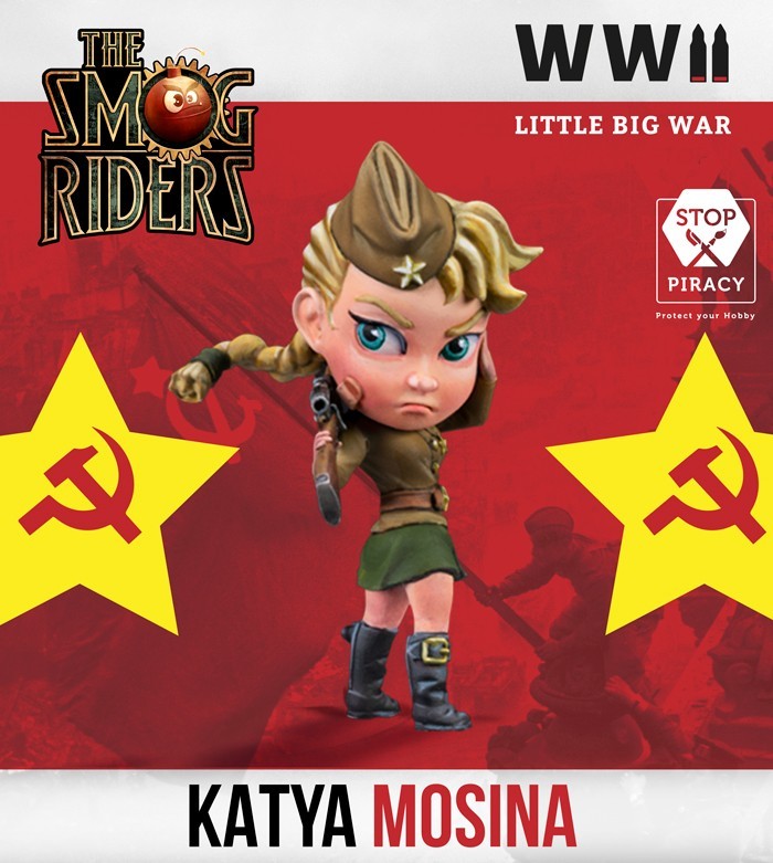 Scale75 Smog Riders WWII Katya Mosina figurka 35mm