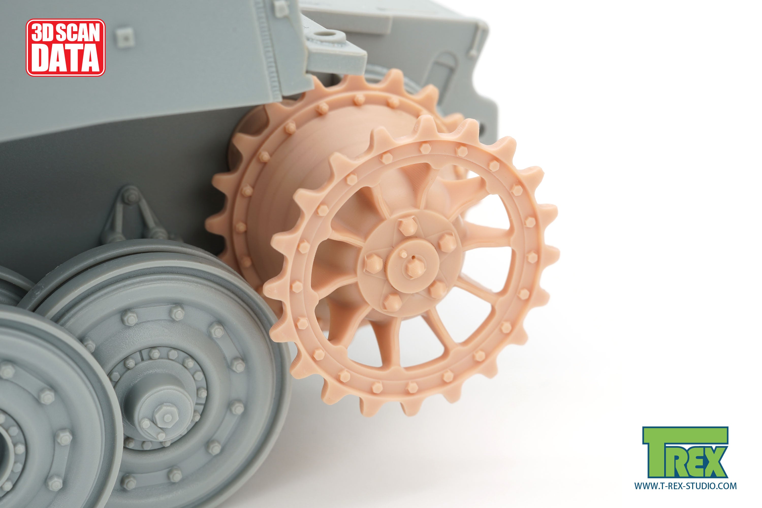 T-Rex Studio TR35168-1 ozubená kola 1/35 Tiger I Mid/Late
