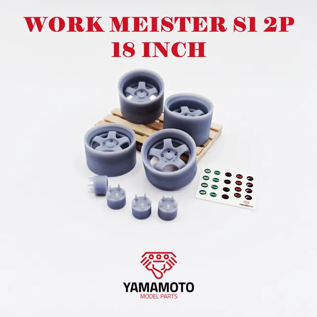 Yamamoto Work S1 2P 18 kola pro model 5 děr 3D tisk