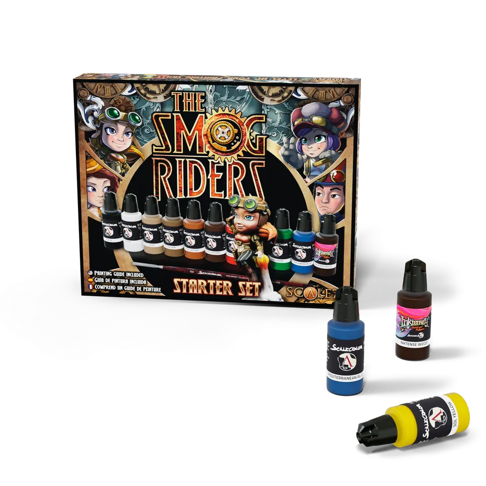 Scale75 Smog Riders Starter set sada barev 11x17 ml + figurka