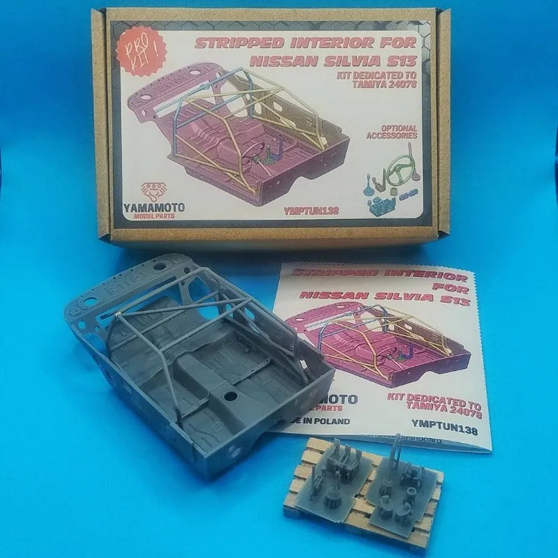 Yamamoto Stripped Interior Nissan Silvia S13 pro Tamiya 24078