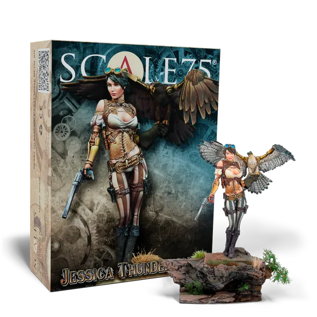 Scale75 Jessica Thunderhawk figurka 75mm kov nemalovaná