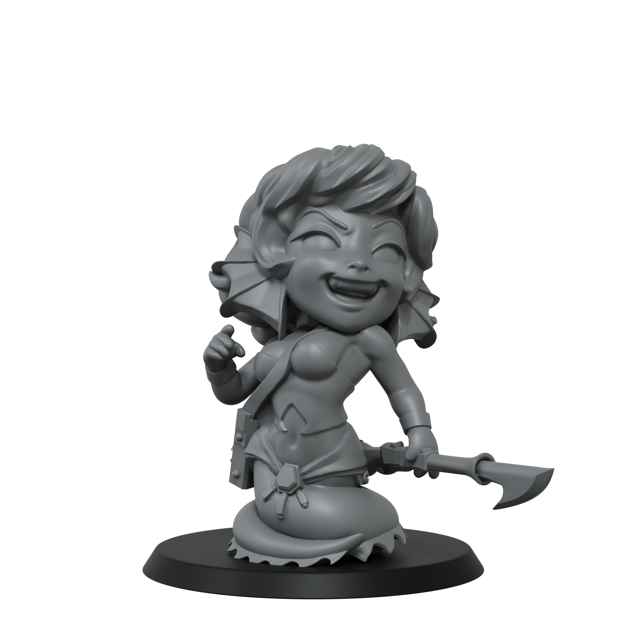 Scale75 Sharktilus resinova figurka 35 mm chibi