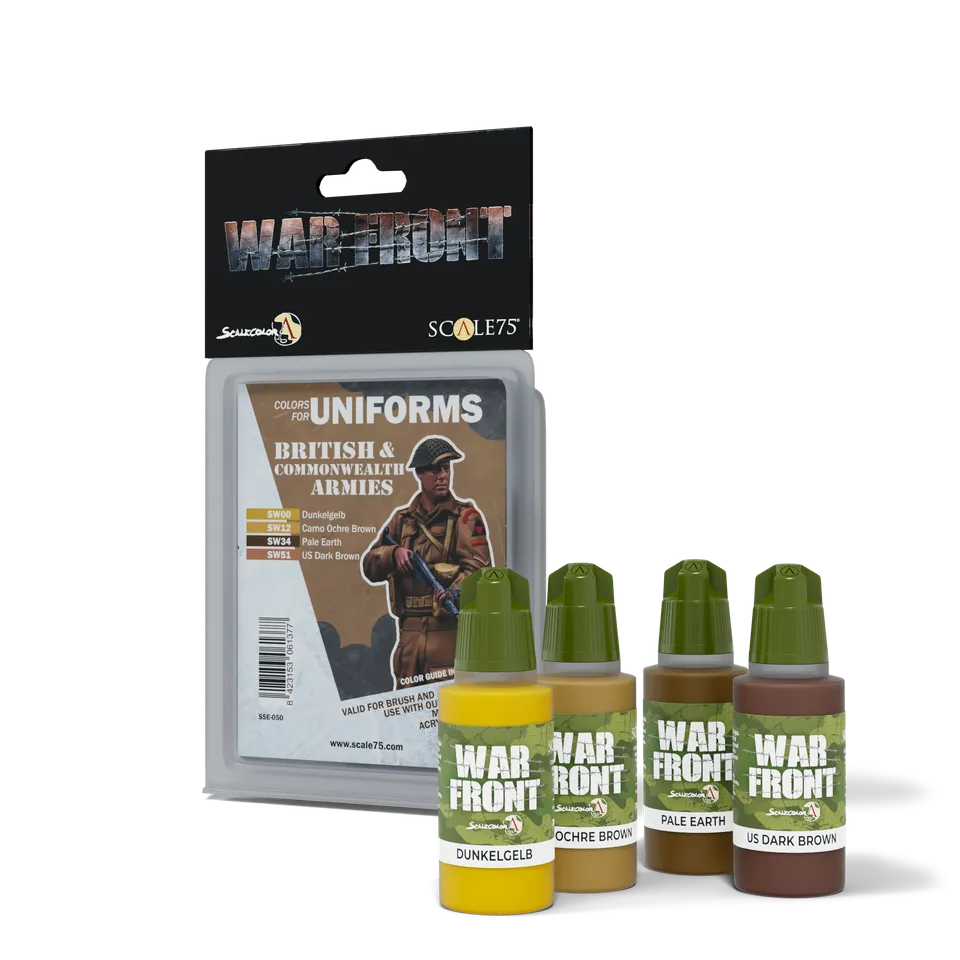 Scale75 Warfront British Commonwealth sada barev 4 ks