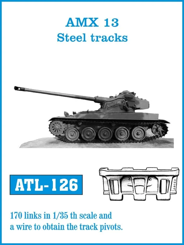 Friulmodel ATL-126 kovové pásy 1/35 AMX-13 170 čl.