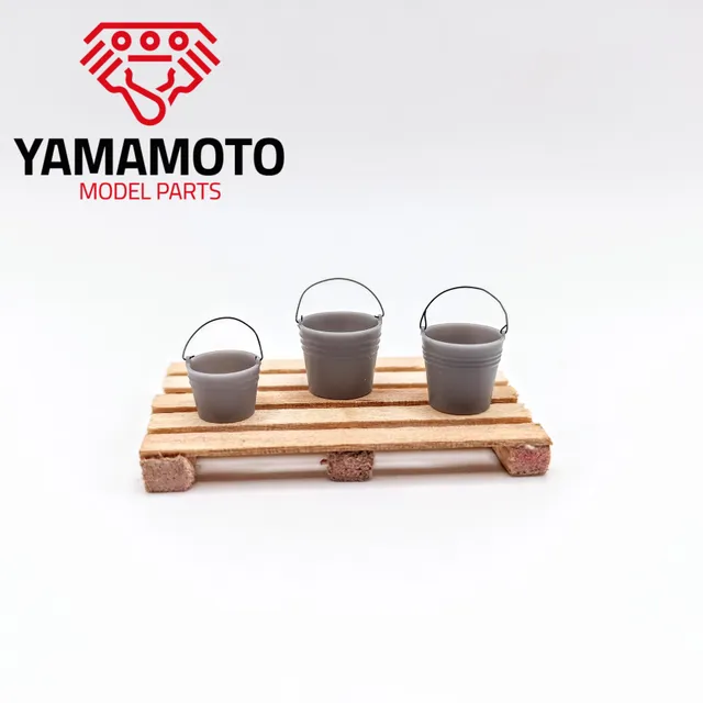 Yamamoto Model Parts Garage Set 5 kbelíky doplňky pro dioráma