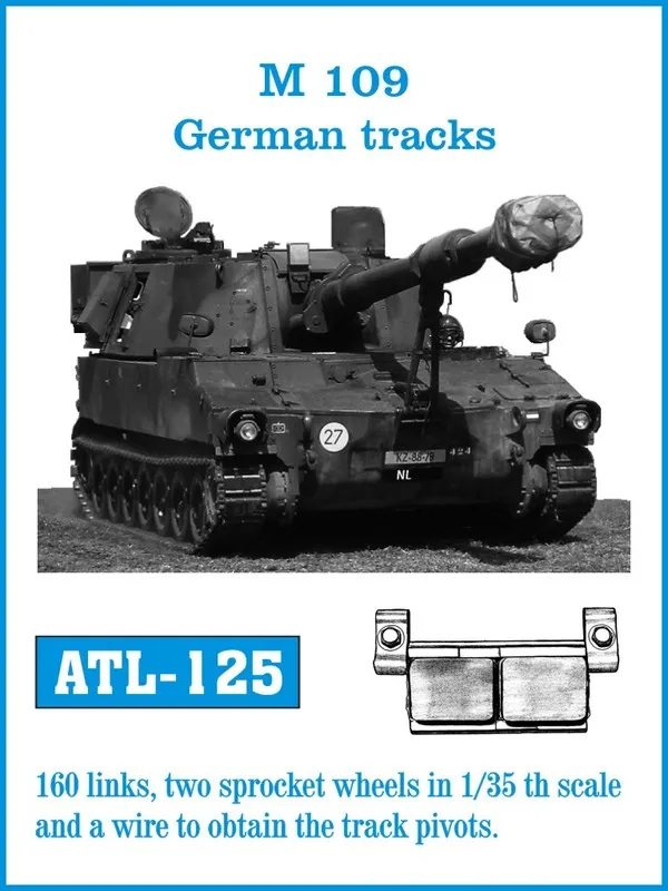 Friulmodel ATL-125 German kovové pásy 1/35 160 článků