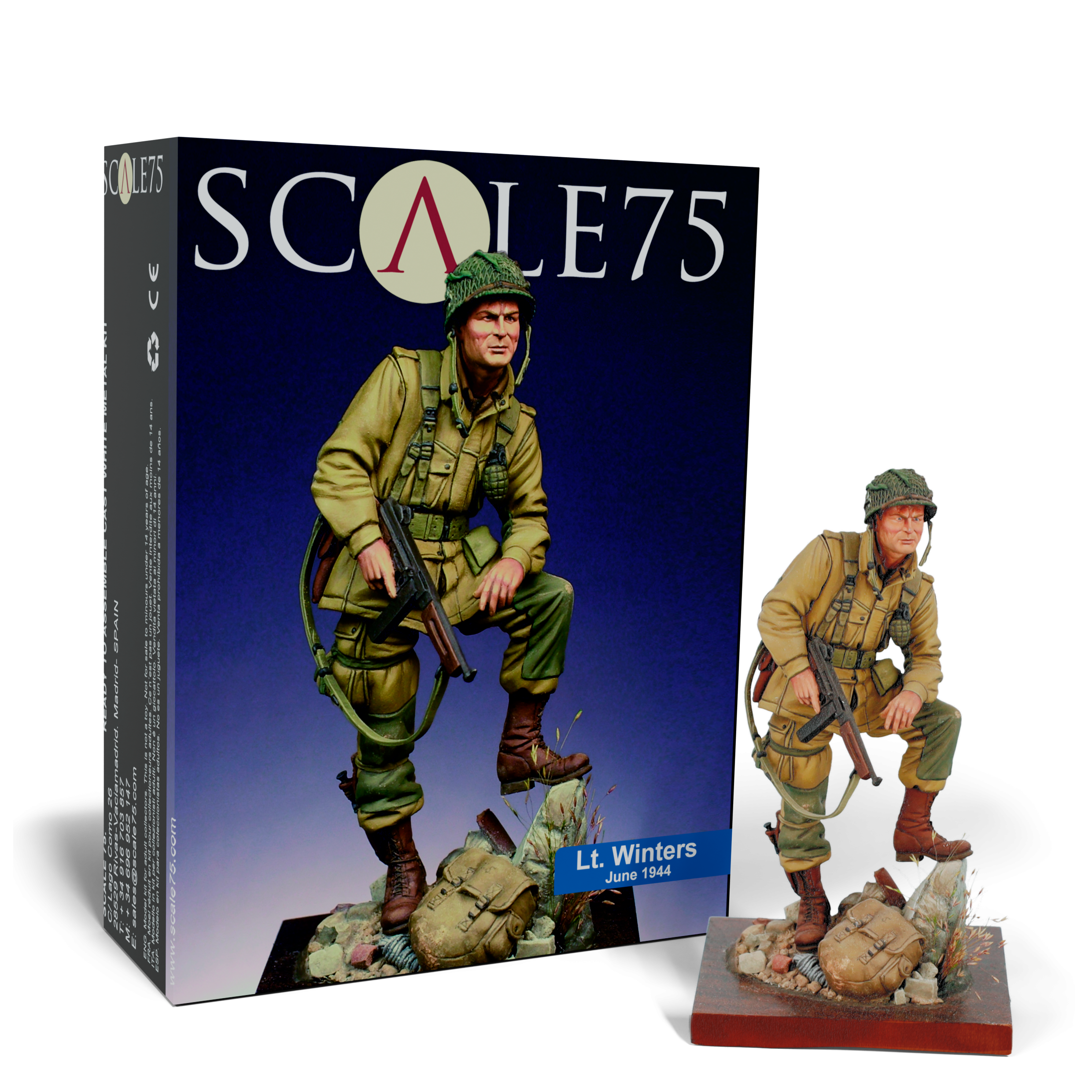 Scale75 US Army WW2 sada 3 figurek SCW