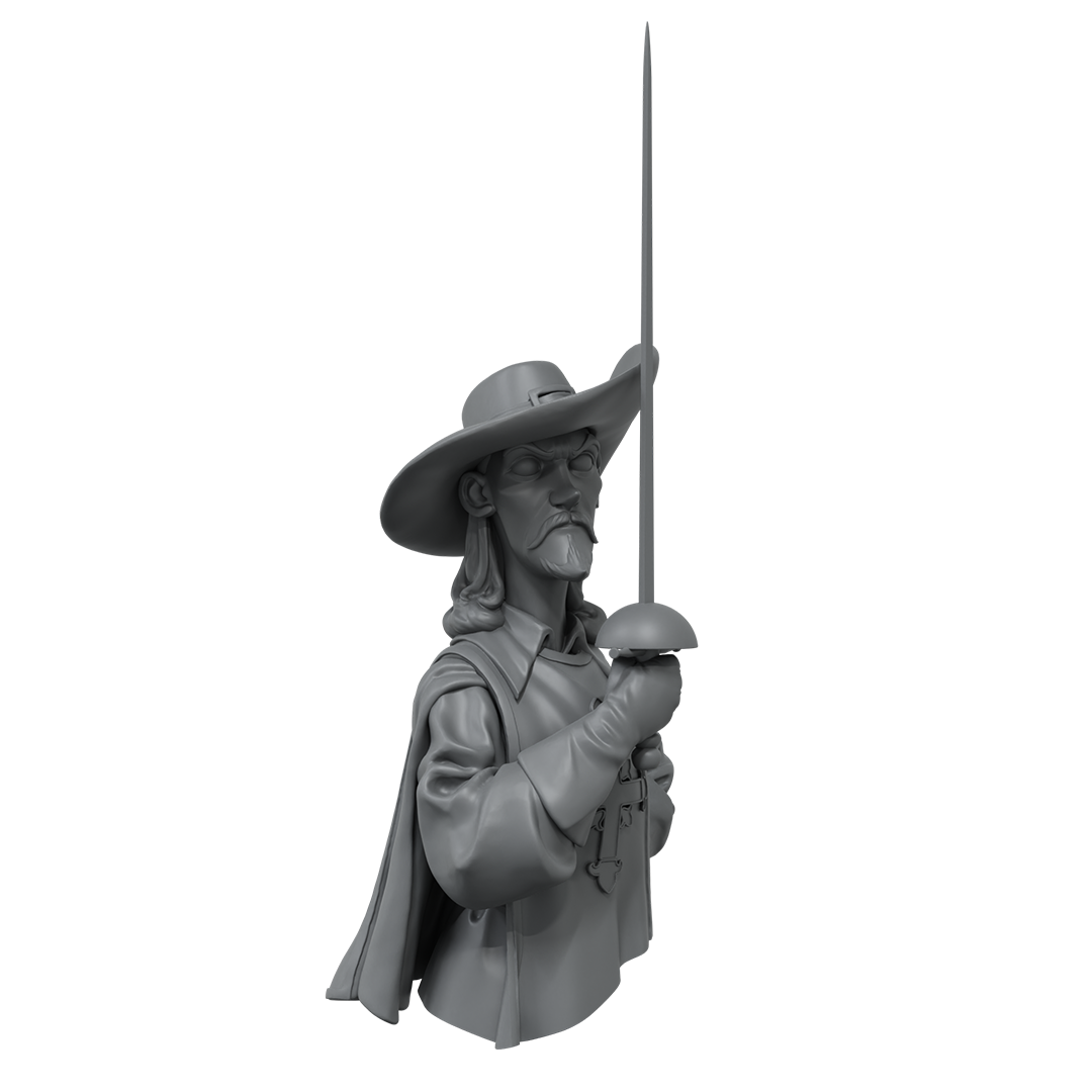 Scale75 Musketeer busta 1/12 resinová nenabarvená